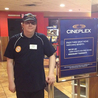 Taylor W. at Cineplex